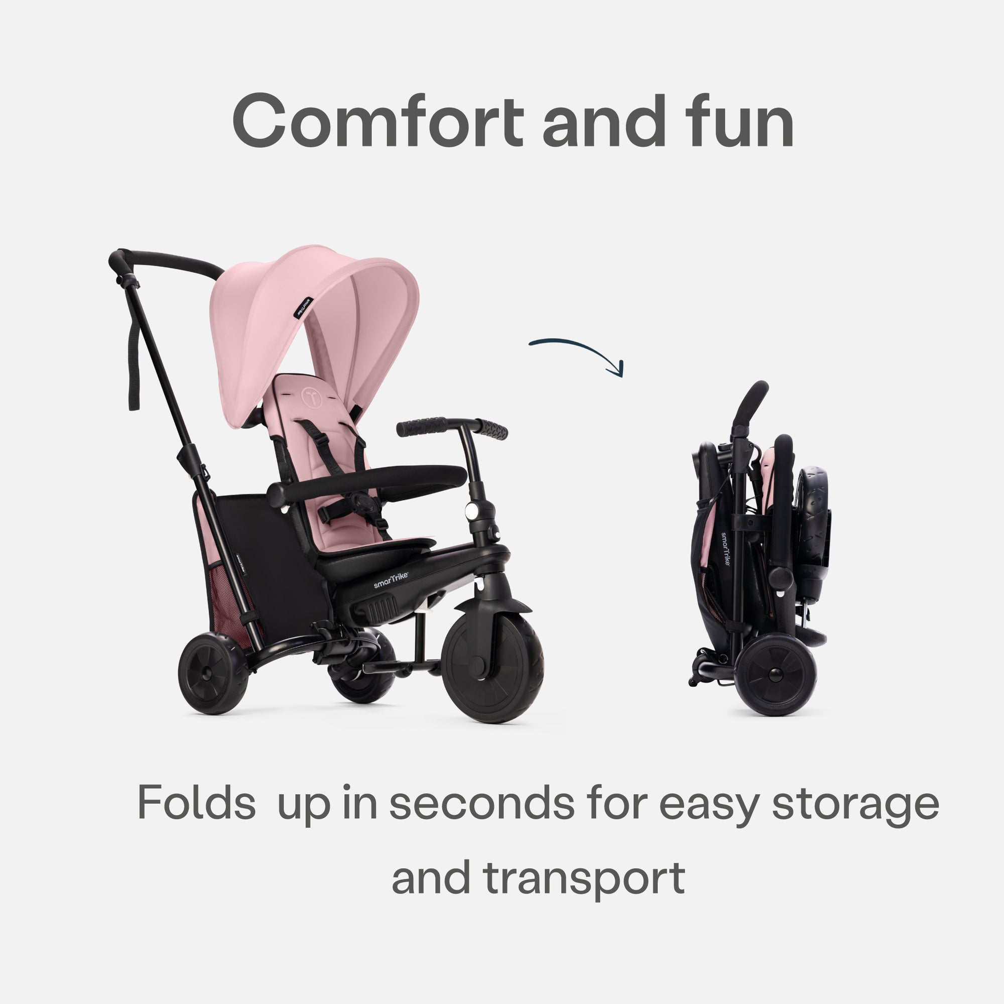 STR 3 Þríhjól - Peach - miniplay.is