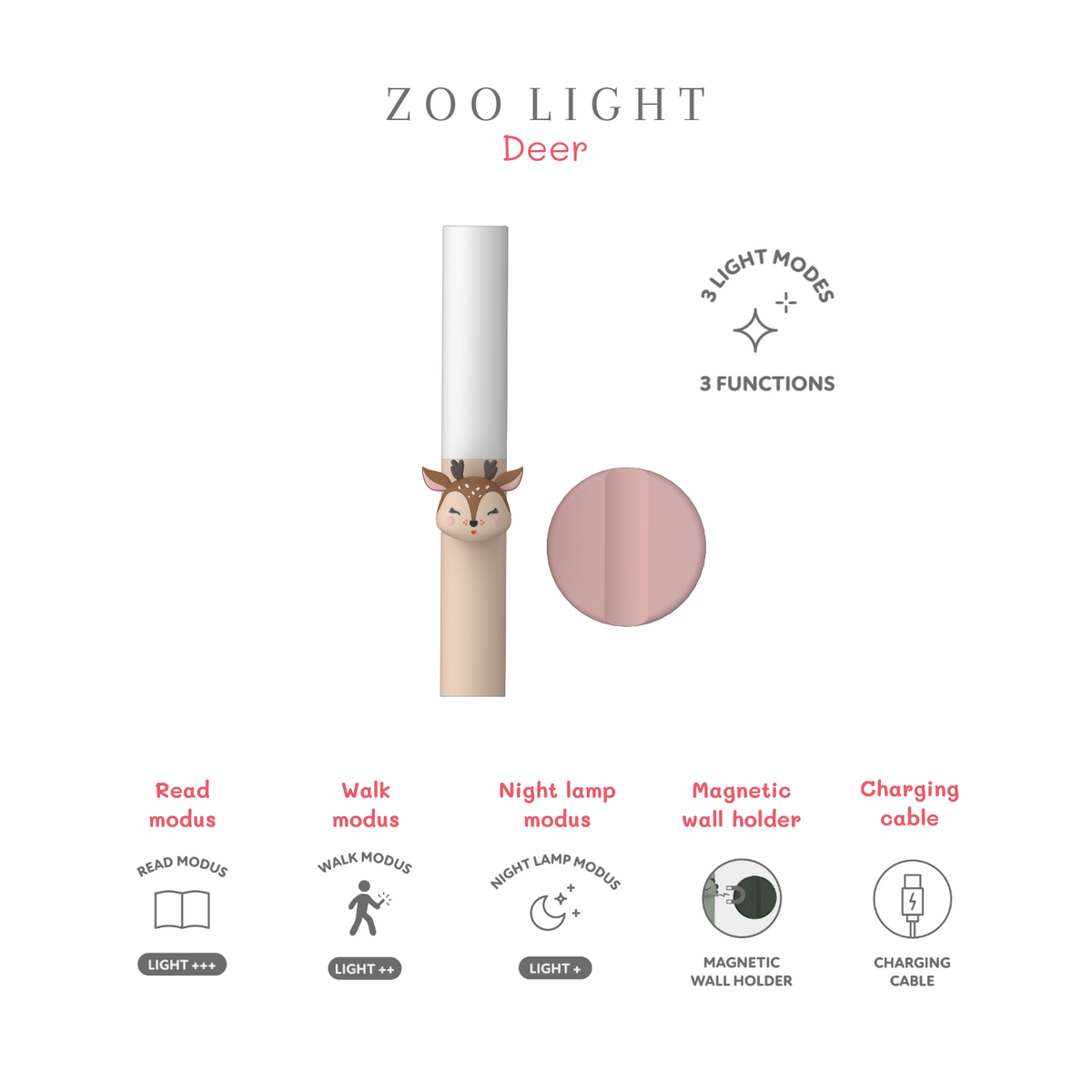 Zoo Light náttljós - Dádýr
