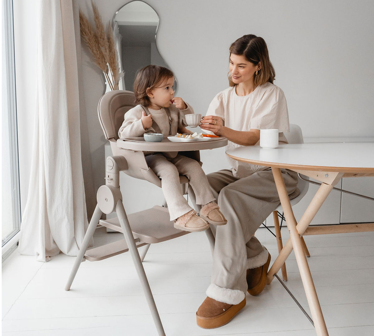 Anex Ozy 3-in-1 high chair in Fluff