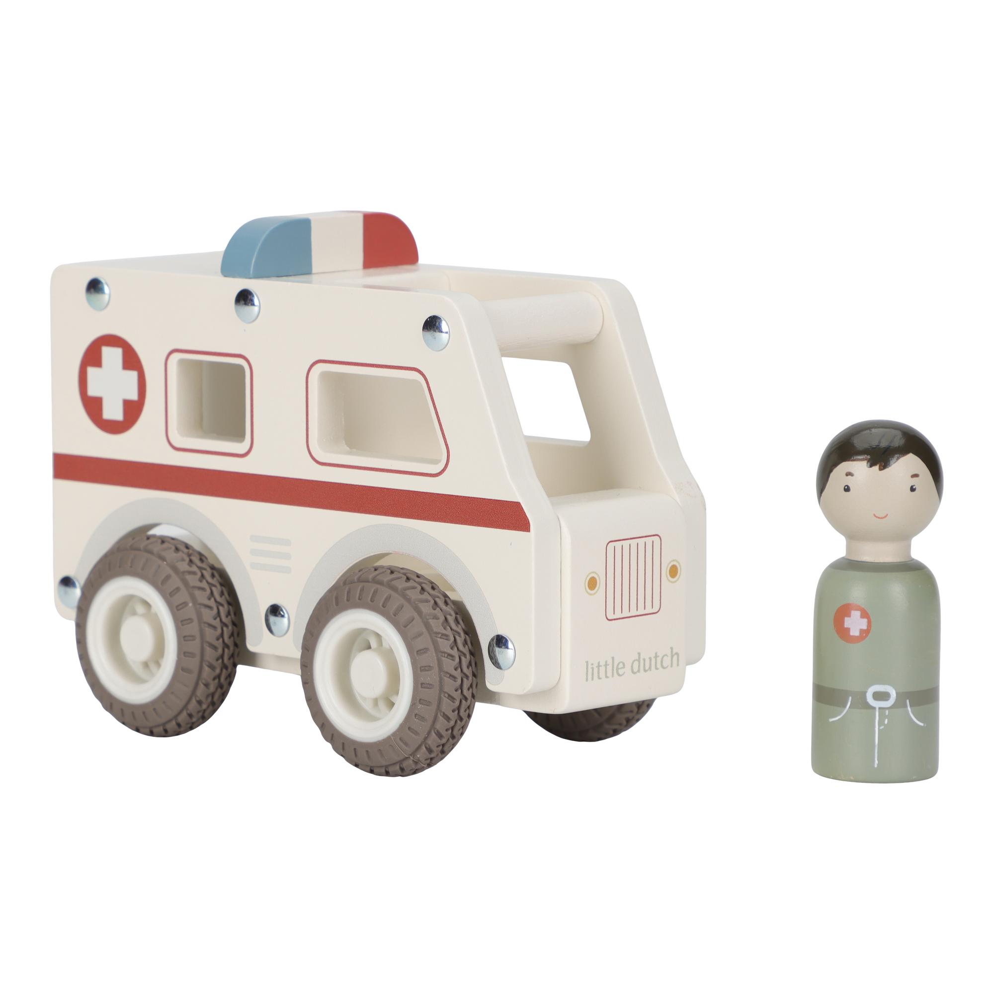 Lítill sjúkrabíll + karl - miniplay.is