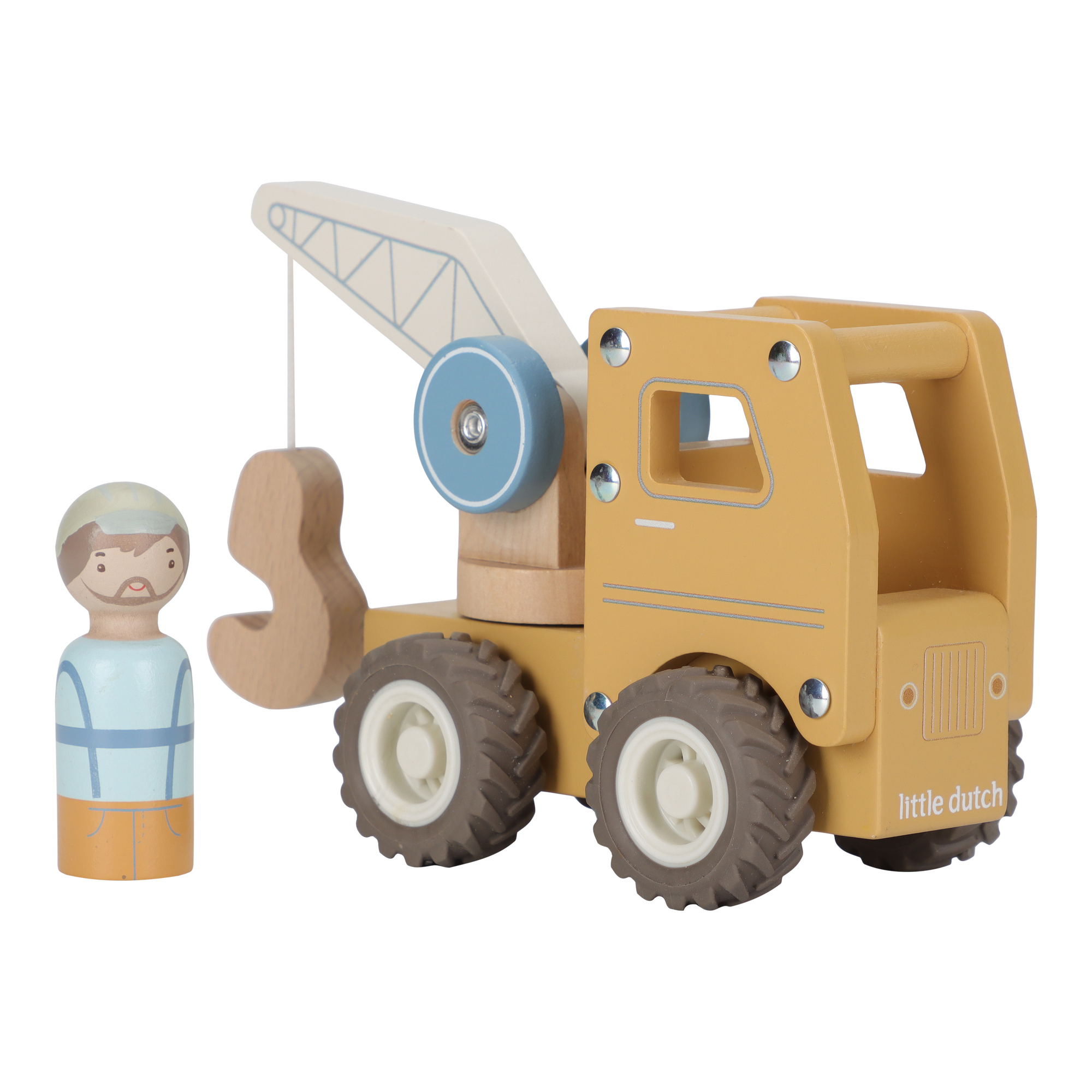 Lítill kranabíll + karl - miniplay.is