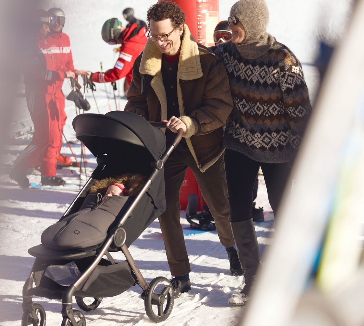 Anex IQ 3-in-1 stroller in Starless