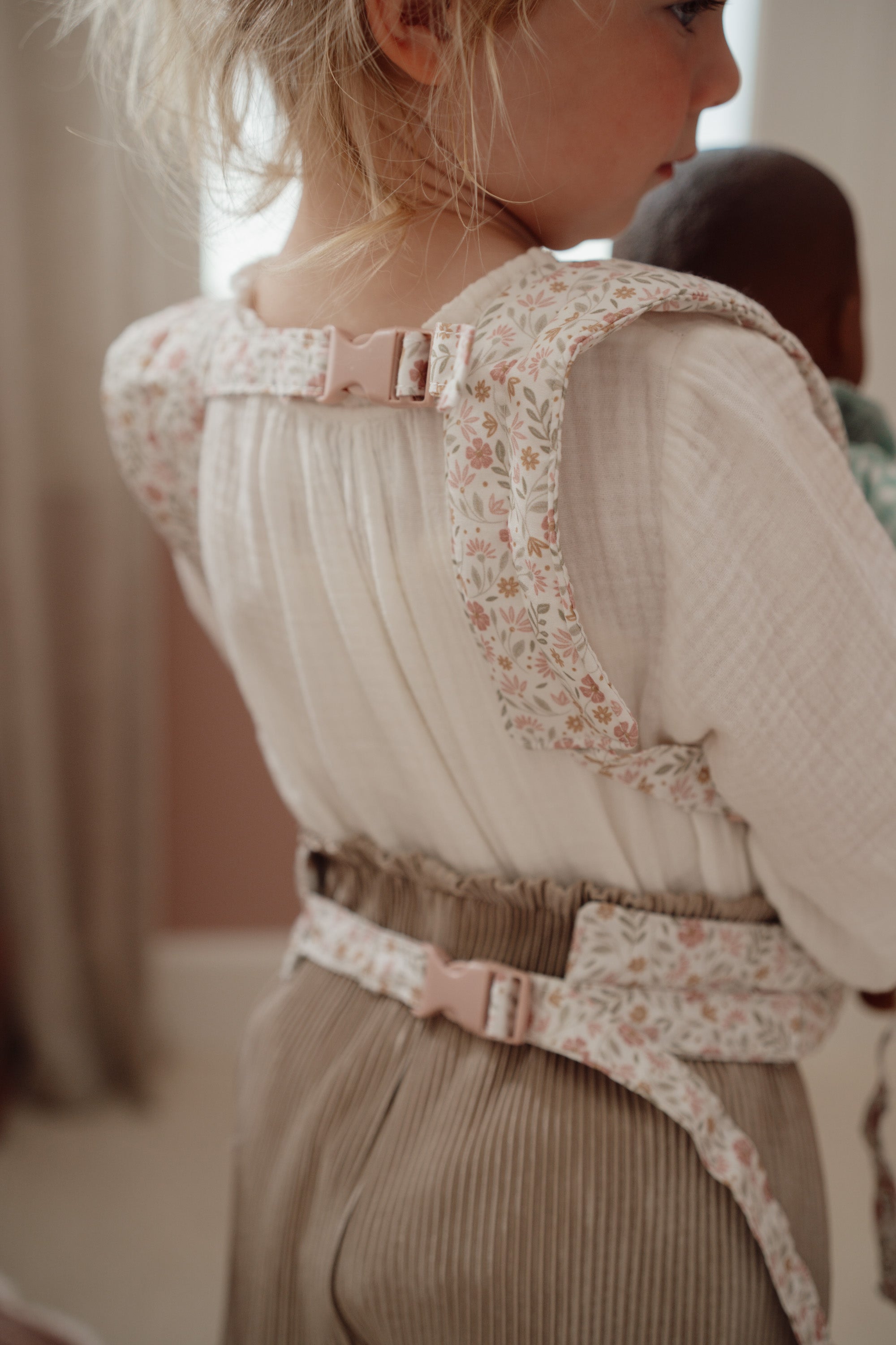 Dúkku burðarpoki - soft flower - miniplay.is