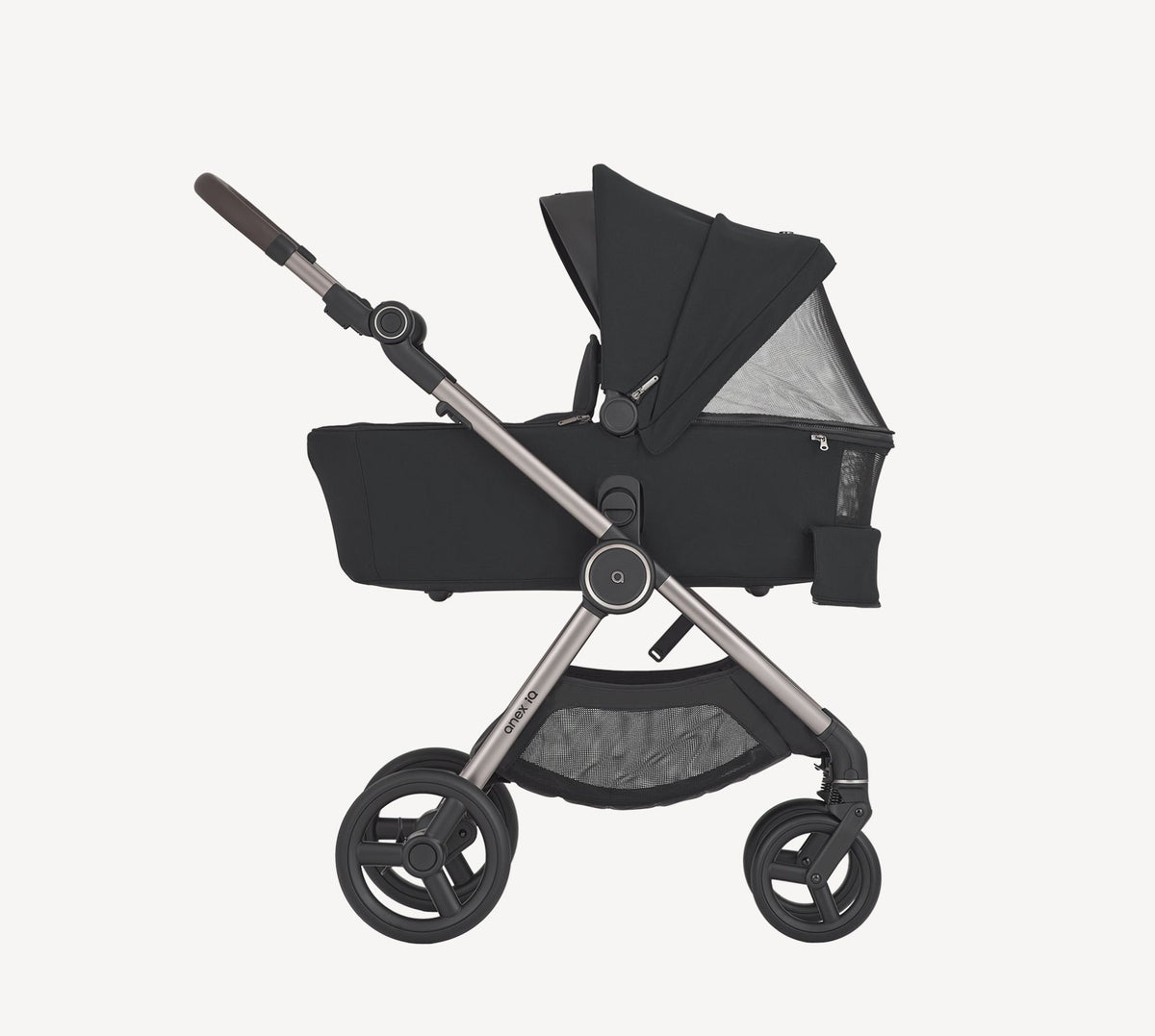 Anex IQ 3-in-1 stroller in Starless