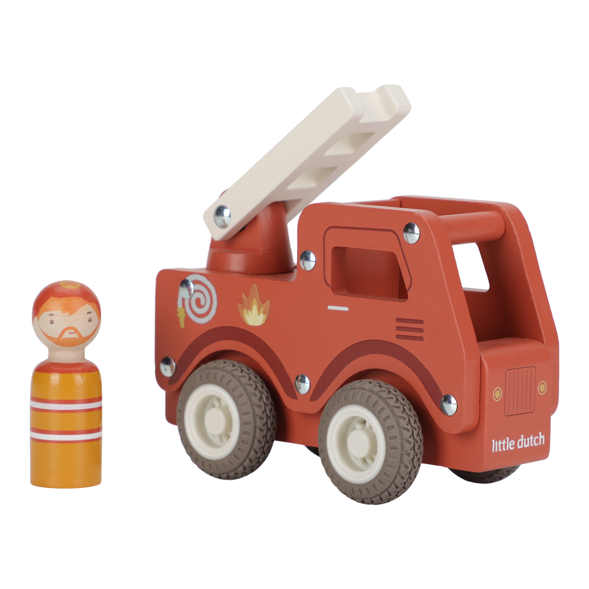 Lítill slökkvibíll + karl - miniplay.is