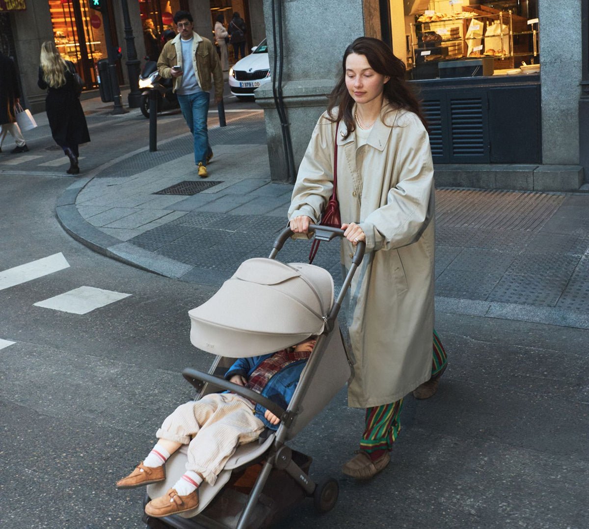 Anex Air-Q stroller in Vanille