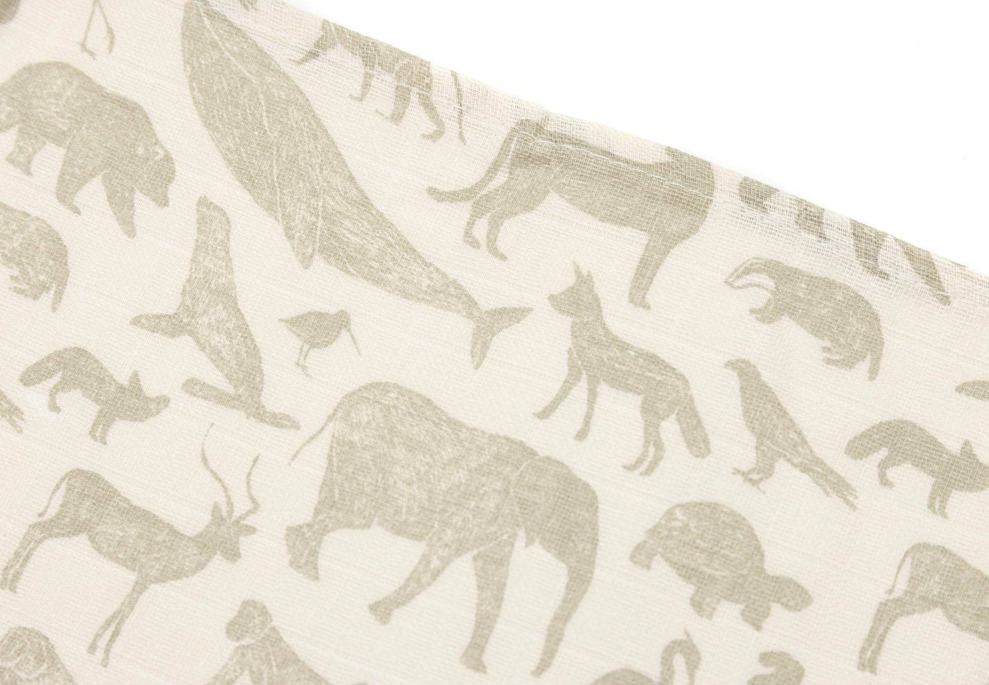 Taubleyjur 70x70 Animals - Olive Green (3pack) - miniplay.is