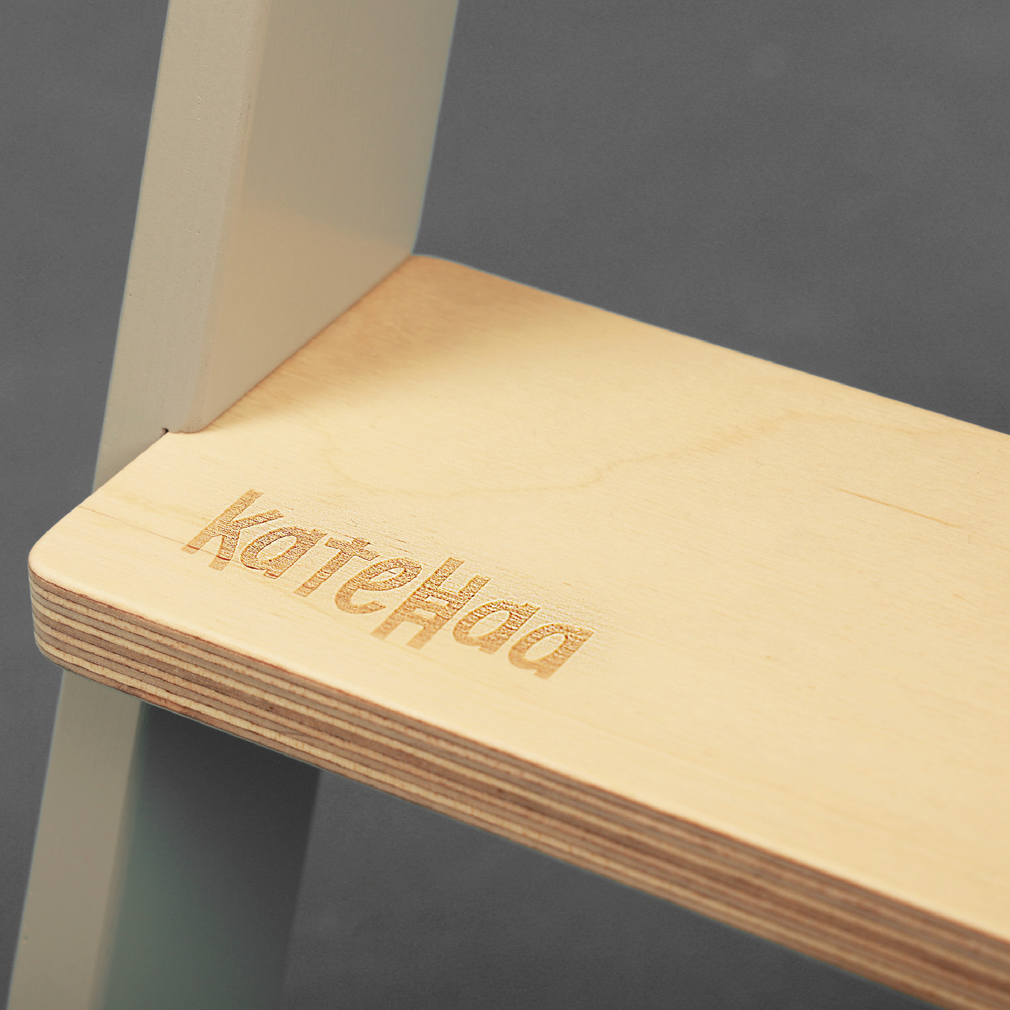 Sambrjótanlegur eldhús hjálparturn - Grár - miniplay.is