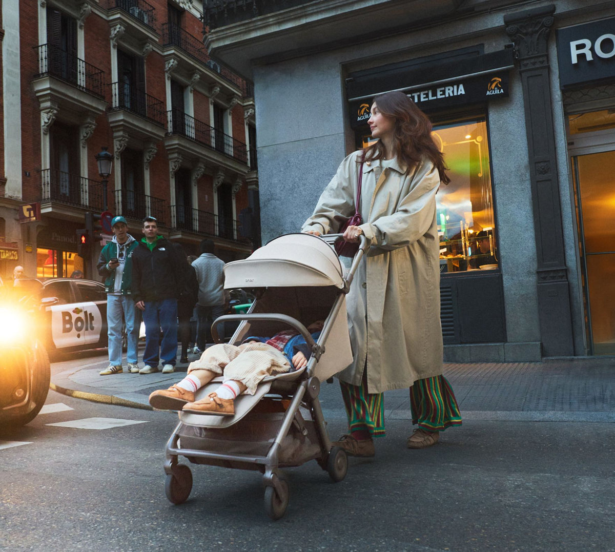 Anex Air-Q stroller in Vanille