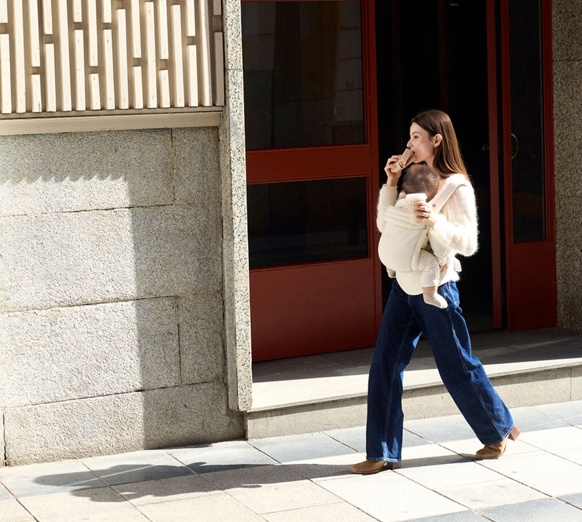 Anex Whiz-hug baby carrier in Cloud