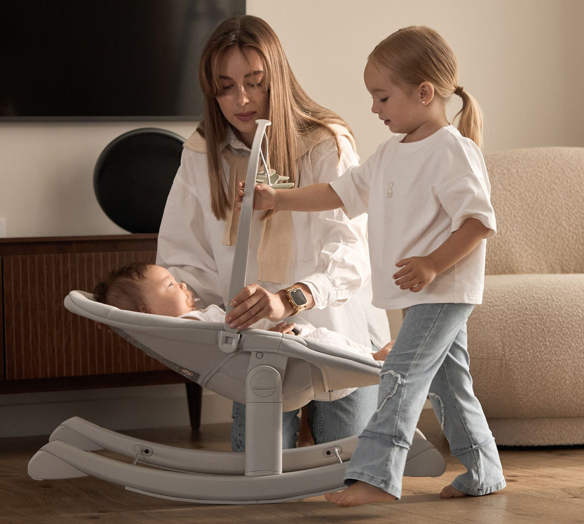 Anex Ozy rocker base in Shade