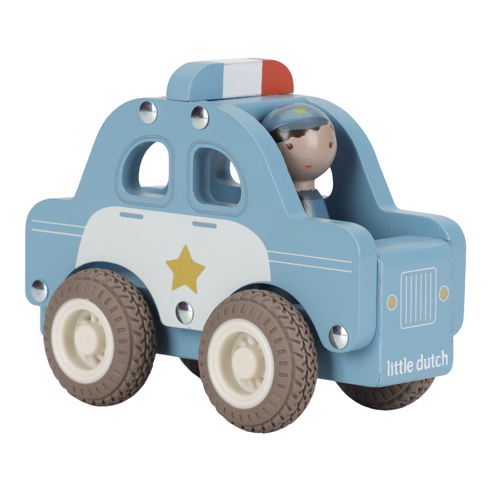 Lítill lögreglubíll + karl - miniplay.is