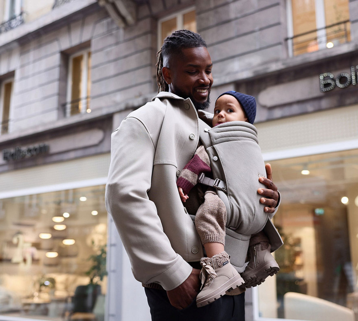 Anex Whiz-hug baby carrier in Mokki
