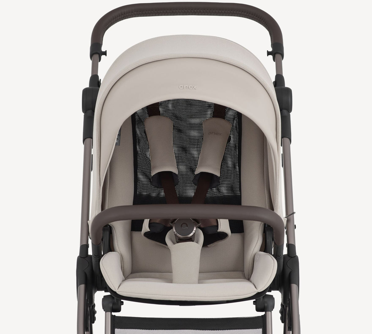 Anex IQ 3-in-1 stroller in Soya