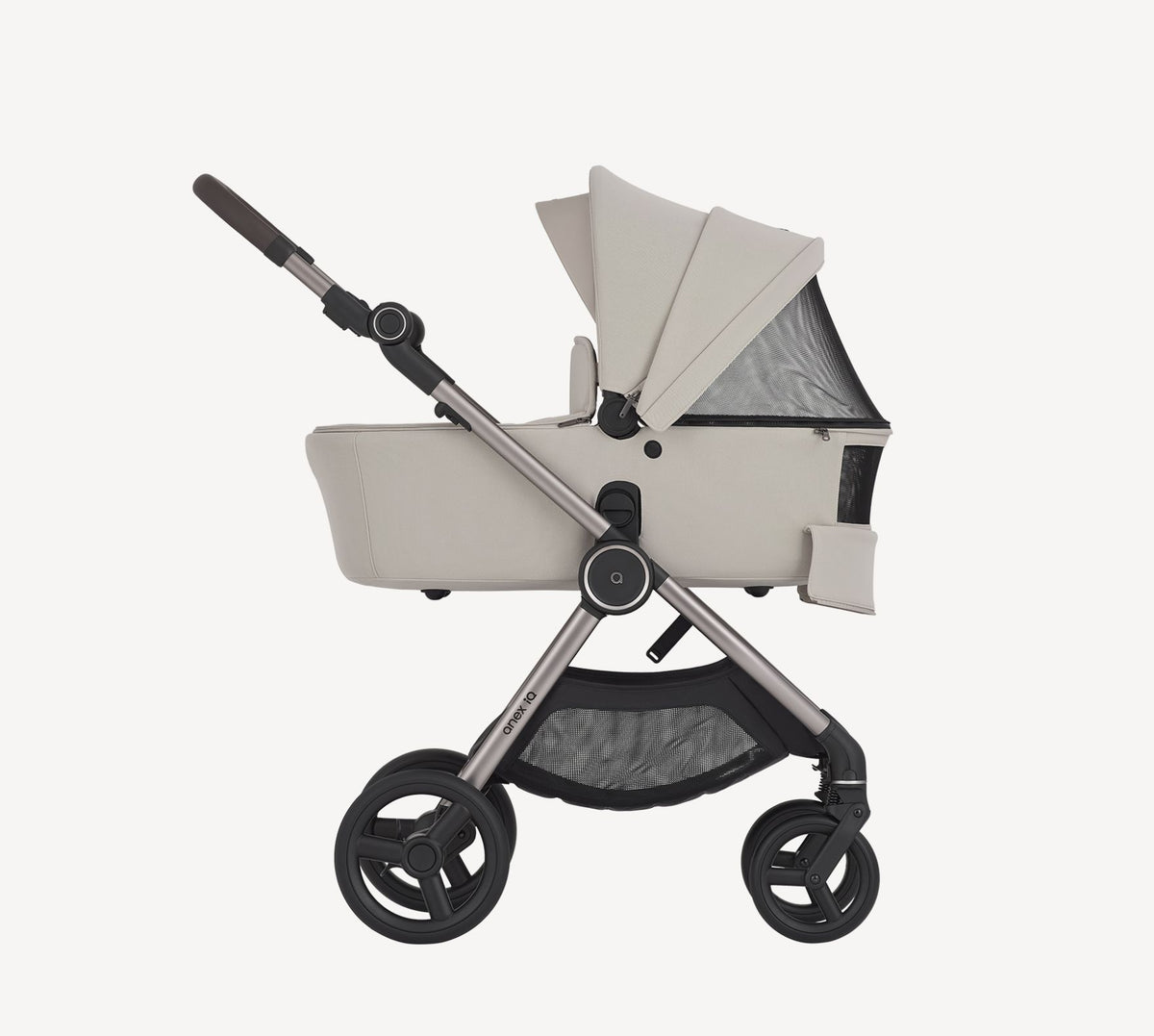 Anex IQ 3-in-1 stroller in Soya