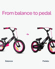 3-in-1 Xtend Balance to Pedal Bike - Bleikt - miniplay.is