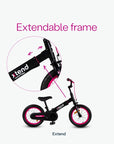 3-in-1 Xtend Balance to Pedal Bike - Bleikt - miniplay.is