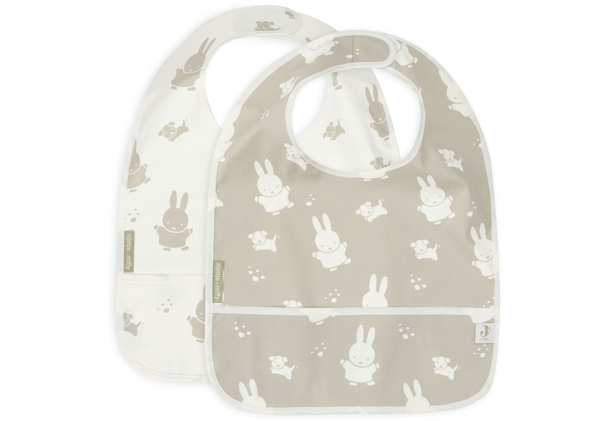 Smekkur - Miffy&amp;Snuffy Olive Green (2stk) - miniplay.is